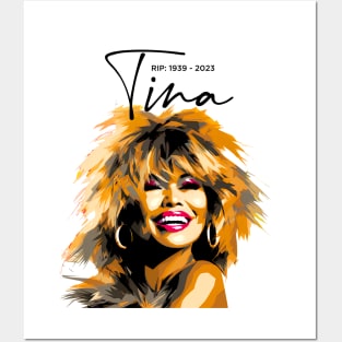 Tina Turner: The Queen of Rock, RIP 1939 - 2023 Posters and Art